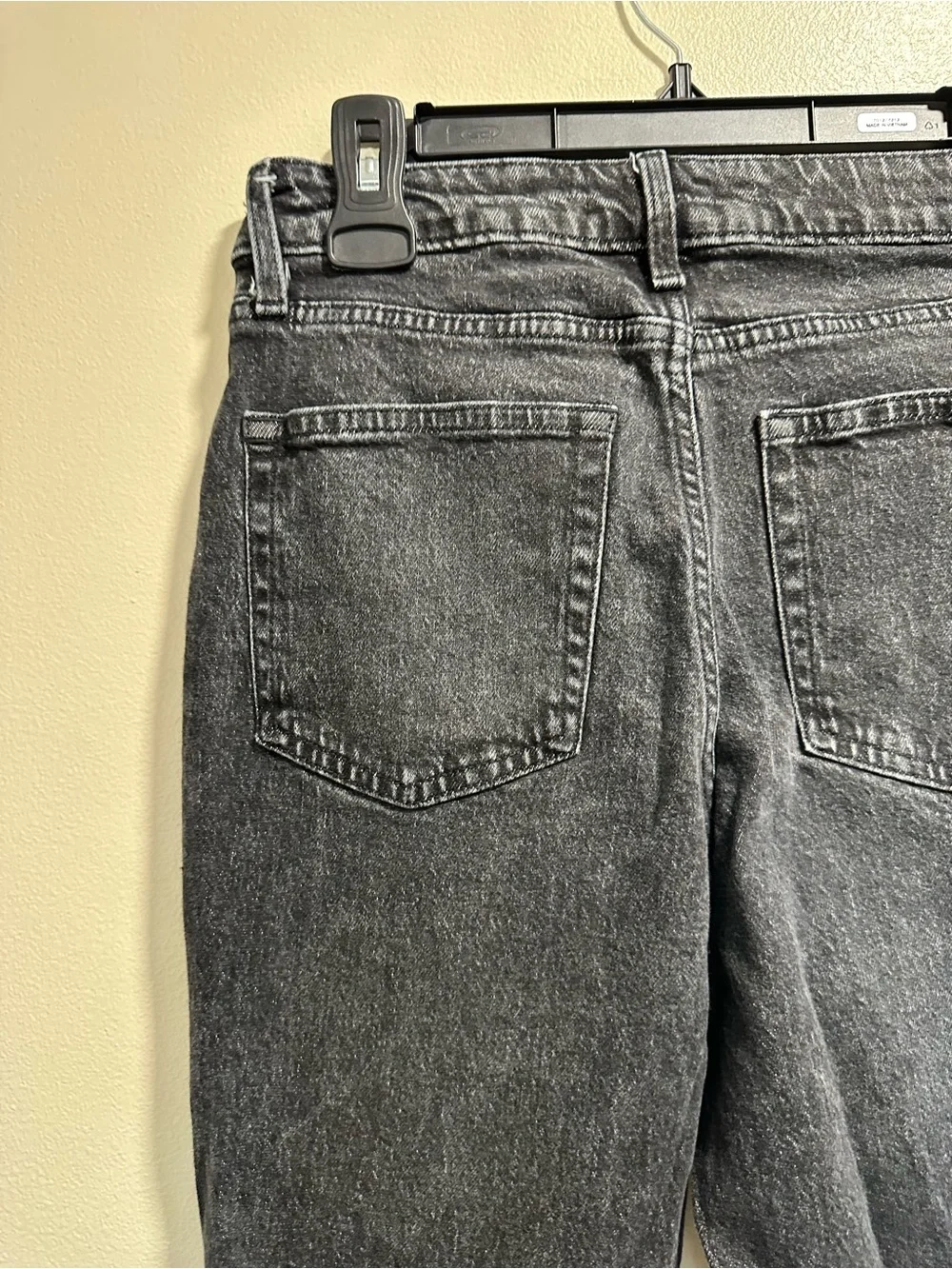 Maurices/Edgely Black Straight Leg High Rise Sparkly Jeans